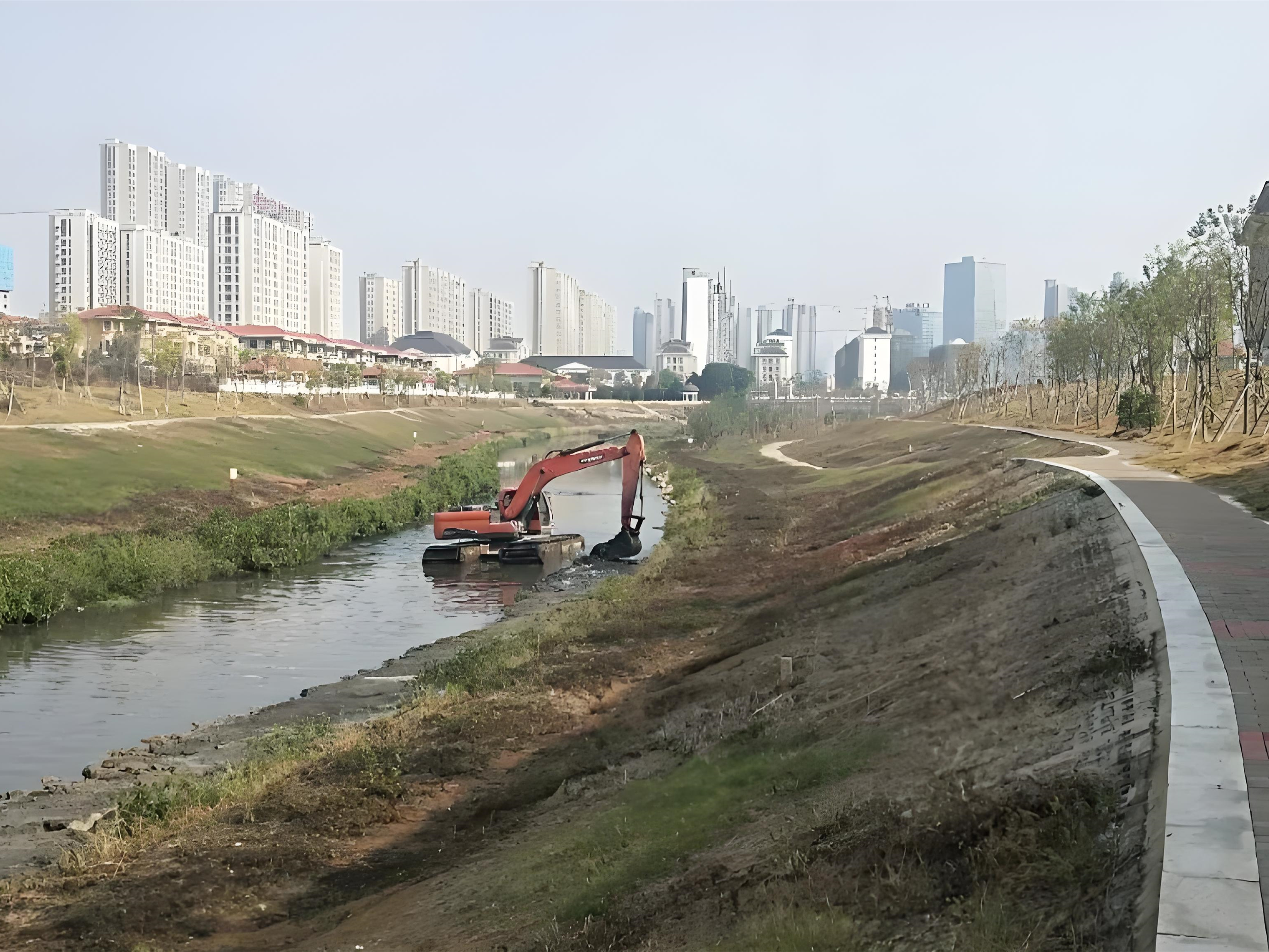 上海青浦區挖機清淤施工隊-沼澤地清淤后如何防止再次淤積?